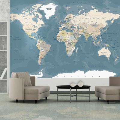 Fotobehang - Vintage World Map, premium print vliesbehang