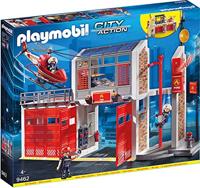 Playmobil® City Action 9462 grote brandweerkazerne met helikopter - thumbnail