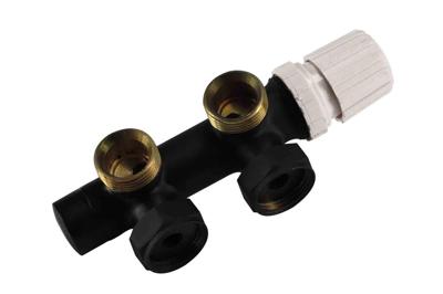 Thermostatisch Onderblok Wiesbaden 3/4 Haaks Rechts Mat Zwart Zonder Knop Thermostatisch Onderblok Wiesbaden 3/4 Haaks Rechts Mat Zwart Zonder Knop