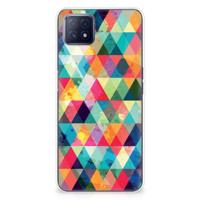 OPPO A53 5G | OPPO A73 5G | TPU bumper | Geruit - thumbnail