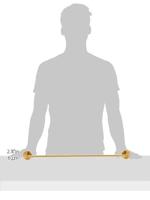 GROHE Essentials Handdoekhouder - 60cm - brushed cool sunrise 40366gn1 - thumbnail