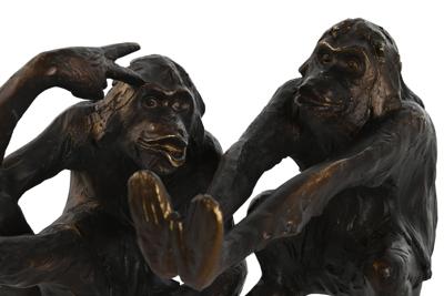 Bokstöd Home ESPRIT Hars Aap 22,5 x 9,8 x 17 cm