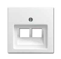 Busch Jaeger WIT afdekplaat UTP dubbel - 4694070 - thumbnail