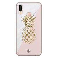 Huawei P20 Lite siliconen hoesje - Ananas - thumbnail