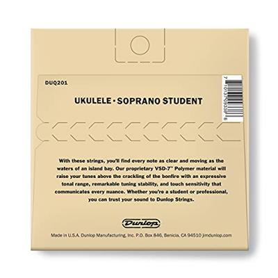 Dunlop DUQ201 Ukulele Soprano Student 29-19 snarenset voor sopraan ukulele Dunlop DUQ201 Ukulele Soprano Student 29-19 snarenset voor sopraan ukulele