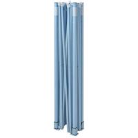 Partytent met 3 zijwanden inklapbaar 3x4 m staal blauw - thumbnail