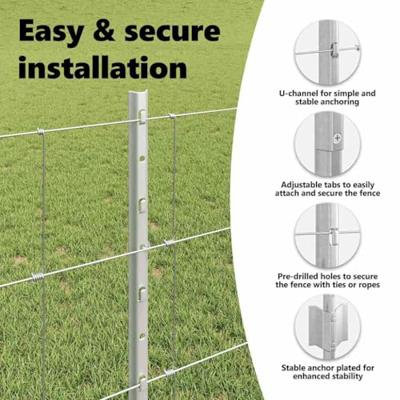 VidaXL Hek met paal zilver 0,8 x 25 m staal