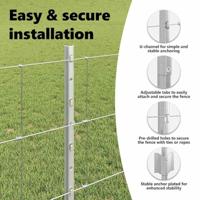 VidaXL Hek met paal zilver 0,8 x 25 m staal - thumbnail