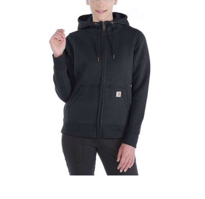 Carhartt Clarksburg Full Zip Hoodie Zwart Dames Size : L
