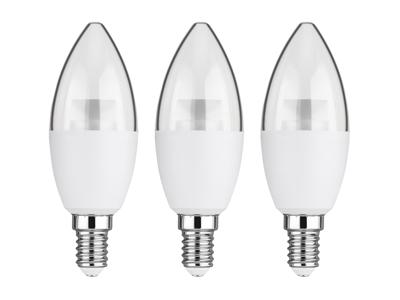 LIVARNO Set van 2 of 3 LED-lampen (3 kaarsen 4,9W E14)