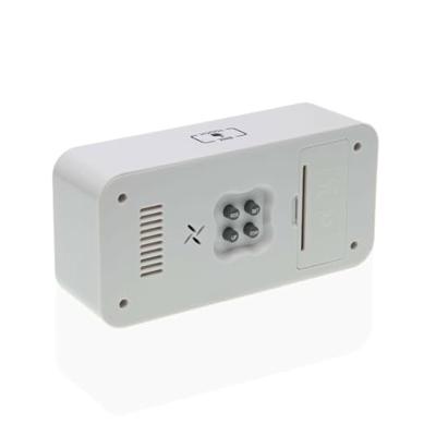 Wekker Versa Wit Metaal 3,9 x 6,5 x 13,4 cm - thumbnail
