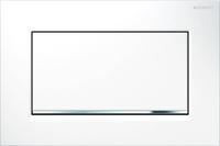 Geberit Sigma 10 (ex Sigma 30) bedieningspaneel glans wit/chroom voor Sigma reservoirs 8cm (UP720) en 12cm (UP320) - thumbnail