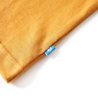 Kindershirt met lange mouwen dinosaurusprint 92 donkerokerkleurig - thumbnail