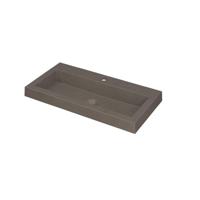 INK Dock Wastafel Quartz met 1 Kraangat - 800x400x60 mm - Quartz Beton - thumbnail