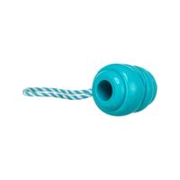 Trixie jumper kegel aan touw super strong tpr petrol - thumbnail