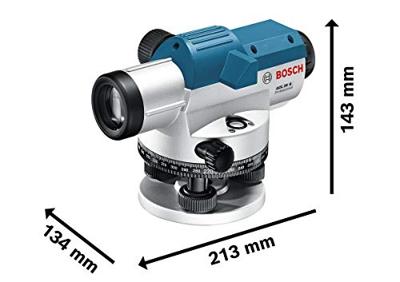 Bosch Blauw GOL 26 G Professional | Optisch Nivelleertoestel | incl. koffer en accessoire-set - 0601068001