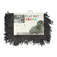 Eat Slow Live Longer Play Mat Grijs - thumbnail