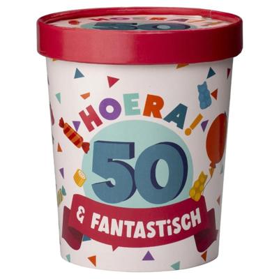 Paperdreams Snoepbeker ø12x14cm - 50 jaar