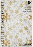 Tafelkleed flanel 130 x 180 cm goud - thumbnail