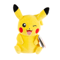 Pokemon Pluche - Winking Sitting Pikachu - thumbnail