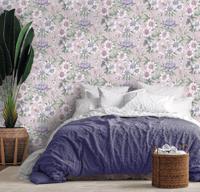 Dutch Wallcoverings Amazonia - Passiflora Pink - Roze - thumbnail