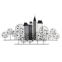 Wanddecoratie DKD Home Decor Zwart Gouden Loft 105 x 6 x 56 cm - thumbnail