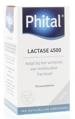 Phital Lactase 4500 Kauwtabletten Aardbei Phital Lactase 4500 Kauwtabletten Aardbei