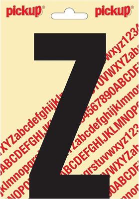 Plakletter Nobel Sticker letter Z zwart Pickup - Pickup