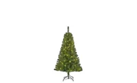Black Box Kerstboom Charlton met led groen h120 x d76cm - thumbnail