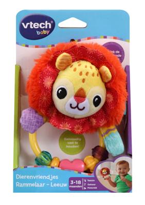 VTech rammelaar dierenvriendjes leeuw 191 cm pluche rood