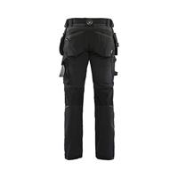 Blåkläder Werkbroek met 4-weg stretch 15221645 | Zwart/High-Vis Geel | Maat 44 - 7330509723944 - thumbnail