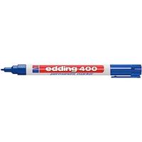 Edding Permanentmarker | blauw | streepbreedte 1 mm ronde punt | 10 stuks - 4-400003 4-400003 - thumbnail