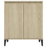 Dressoir 60x35x70 cm bewerkt hout sonoma eikenkleurig - thumbnail