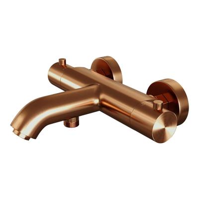 Brauer Copper Edition - Opbouw Baddouche Thermostaatkraan - Koper Geborsteld PVD