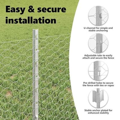 VidaXL Hek met paal zilver 0,4 x 25 m staal