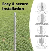 VidaXL Hek met paal zilver 0,4 x 25 m staal - thumbnail