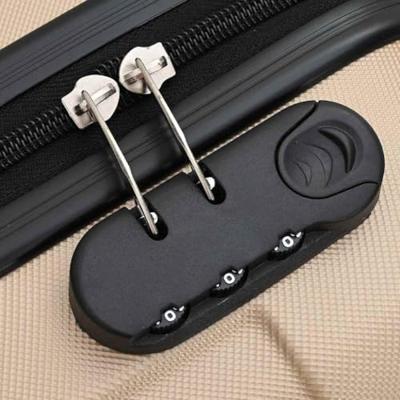 VidaXL Koffer met slot 3 pcs champagne 50 x 31 x 78 cm abs kunststof