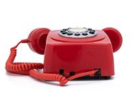 GPO 746 Retro Wall Push Button Telephone Red - thumbnail