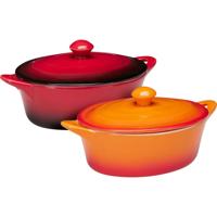 Excellent Houseware Pan porselein met deksel 600ml - thumbnail