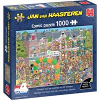 Jan Van Haasteren - Nijmegen 100 Jaar Gaststad van de 4-Daagse Puzzel 1000 stukjes - thumbnail