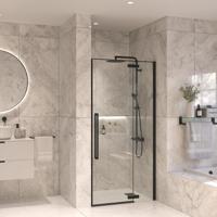 Nisdeur Set Sanivo Vigo 110x200 Mat Zwart - thumbnail