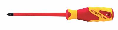 Gedore VDE 2160 PH 1 1612115 Kruiskop schroevendraaier PH 1 Koplengte: 80 mm DIN ISO 8764
