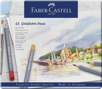 Faber-Castell Faber castell fc-114648 aquarelkleurpotlood goldfaber etui 48 stuks - thumbnail