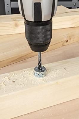 Wolfcraft Deuvelboor | Met centerpunt + D-stop | Ø8mm | 1 stuk - 2732000