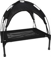 Pets Collection dierenbed/huisdierentent 60x45 cm zwart - thumbnail