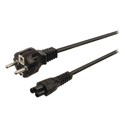 Voedingskabel | Schuko Male - IEC-320-C5 | 2,0 m | Zwart