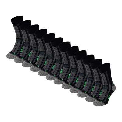 Bamboe werksokken met badstof zool