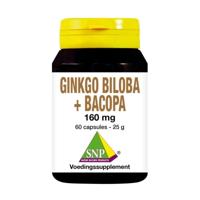 SNP Ginkgo biloba met bacopa 60 Vegetarische capsules - thumbnail