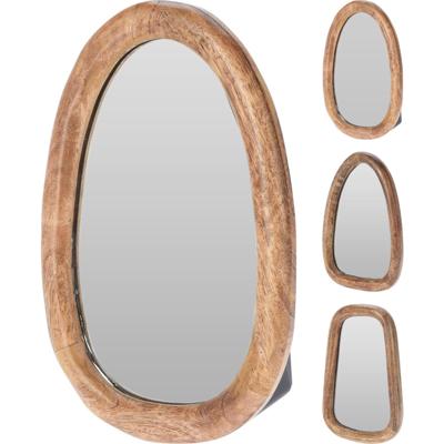 Home & Styling Spiegel hout 25cm