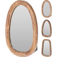 Home & Styling Spiegel hout 25cm - thumbnail